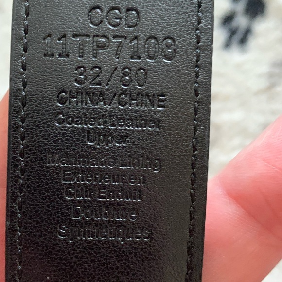 Donald J Trump men’s burgundy/ brown belt size 32 - Picture 4 of 9